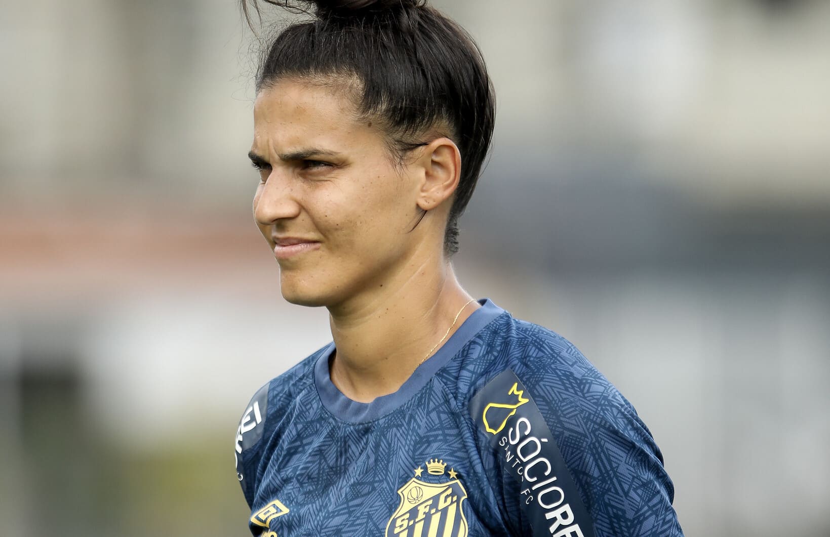 Nathane está fora dos planos no Santos (Foto: Reinaldo Campos/ Santos FC)