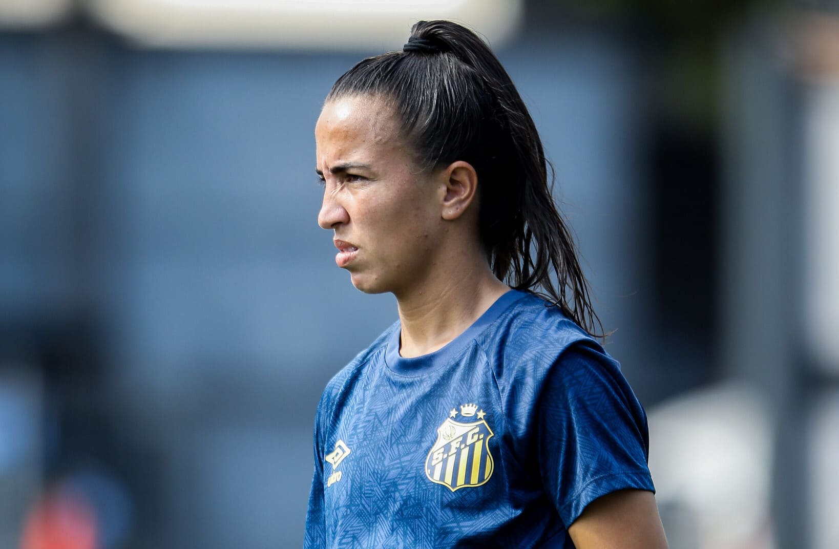 Leidiane está de volta aos jogos do Santos (Foto: Reinaldo Campos/Santos FC)