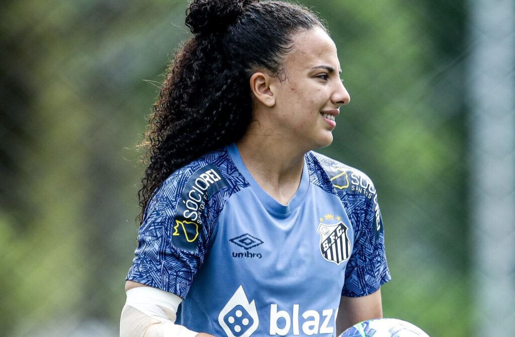 Ágatha Basilio está em recuperação no Santos (Foto: Reinaldo Campos/ Santos FC)