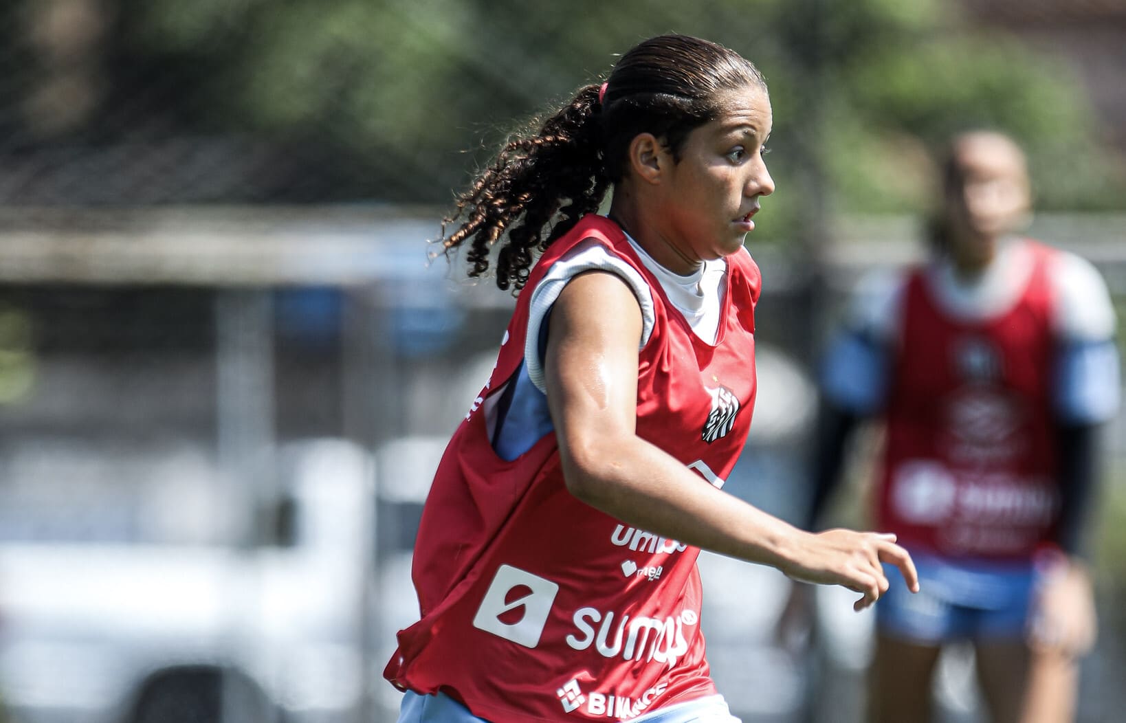 Evelin Bonifácio vai defender a Seleção Brasileira (Foto: Reinaldo Campos/Santos FC)