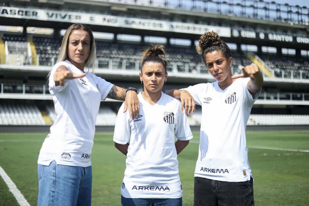 Atletas definiram seus números para 2025 (Foto: Reinaldo Campos/ Santos FC)