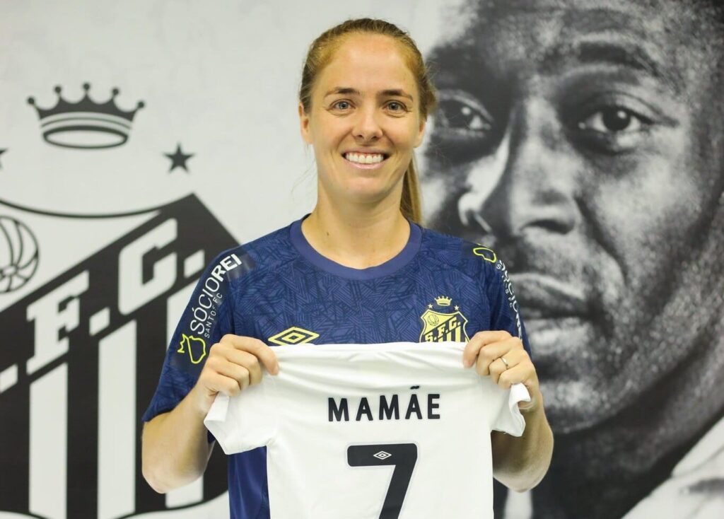 Ketlen será mãe pela primeira vez (Foto: Divulgação/ Santos)