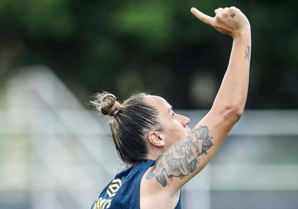Pardal marcou um dos gols da vitória santista (Foto: Divulgação)
