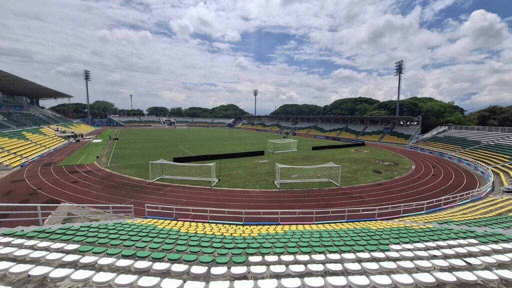O Estádio Francisco Rivera Escobar fica localizado em Palmira, na Colômbia (Foto: Nelson Terme/CBF)