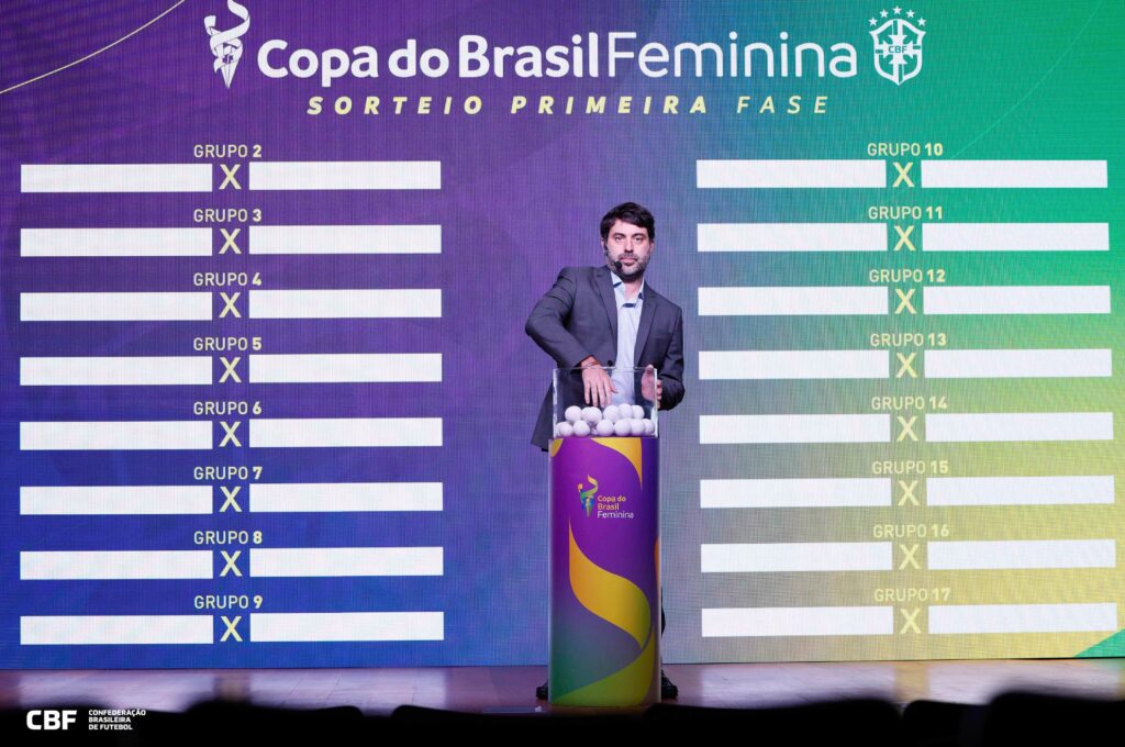 Sorteio define confrontos da primeira fase da Copa do Brasil Feminina (Foto: Rafael Ribeiro/CBF)