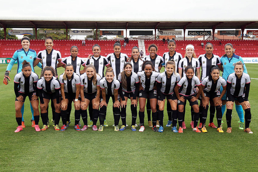 Elenco do Santos na Copa do Brasil 2016 (Foto: Pedro Ernesto Guerra Azevedo/ Santos FC)