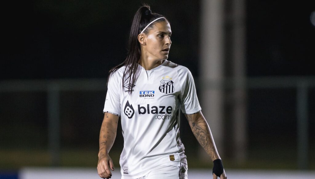 Nathane deixou o Santos (Foto: Bruno Vaz / Santos FC)