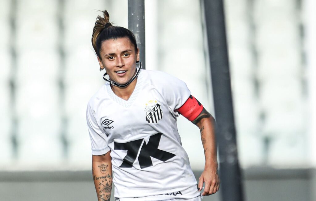 Rafa Andrade marcou o primeiro gol santista (Foto: Reinaldo Campos/ Santos FC)