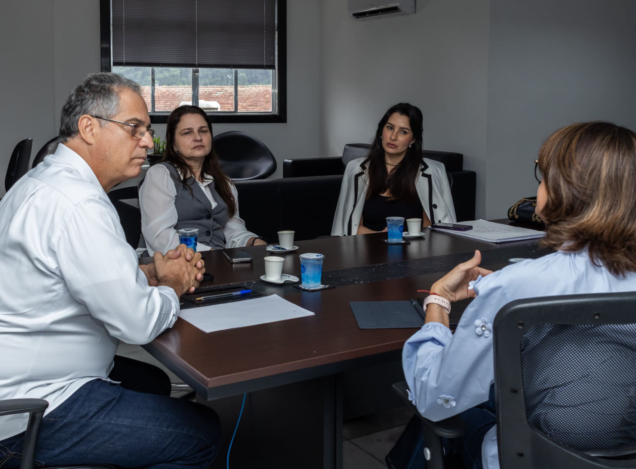 Santos recebe visita de integrantes da Secretaria de Agricultura e Abastecimento de São Paulo (Foto: Maria Fernanda/Divulgação Santos FC)
