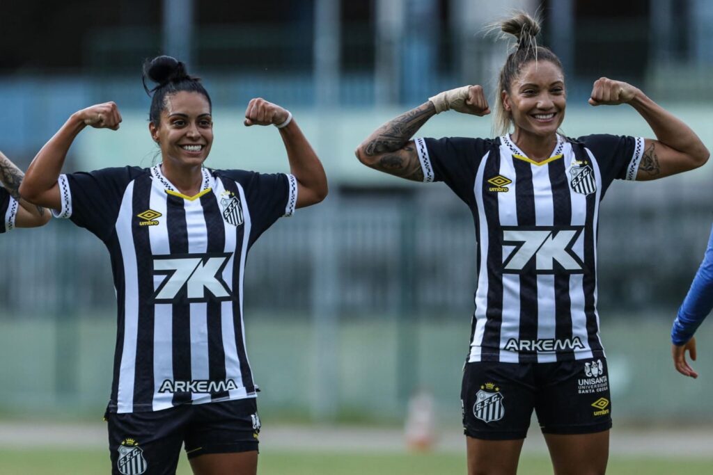 Sereias golearam na rodada (Foto: Reinaldo Campos/ Santos FC)