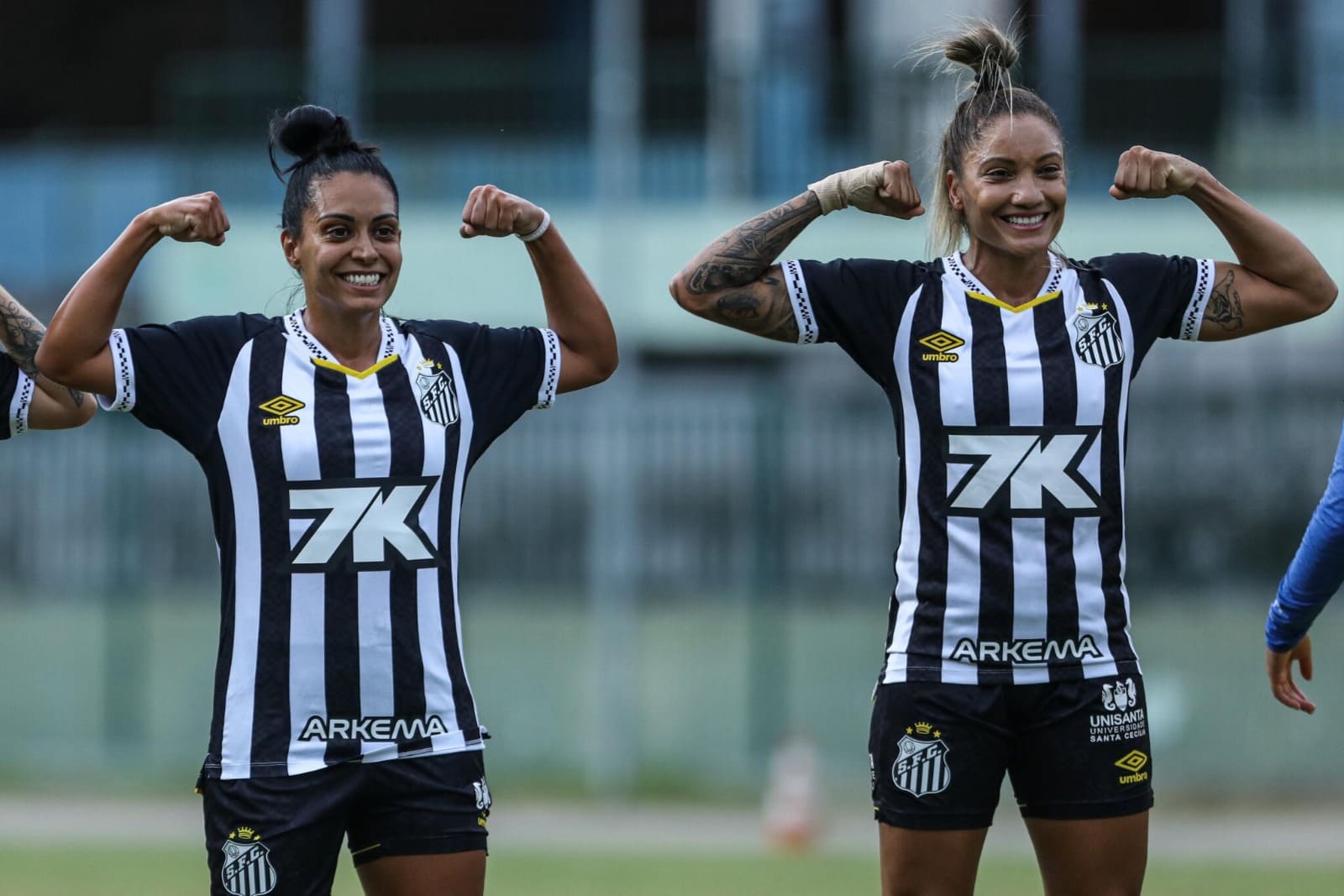 Sereias golearam na rodada (Foto: Reinaldo Campos/ Santos FC)