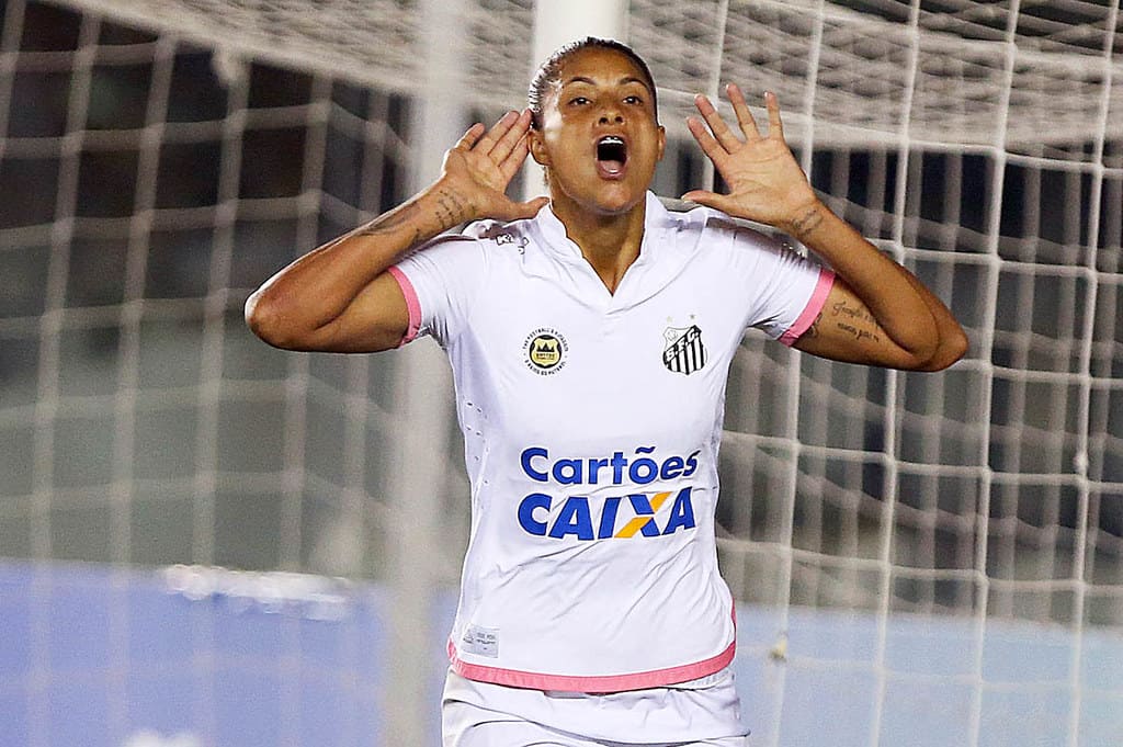 Sole foi a artilheira da competição (Foto: Pedro Ernesto Guerra Azevedo/Santos FC)