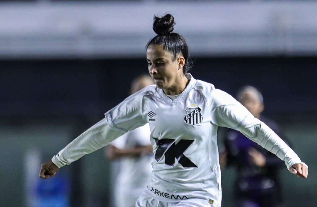 Sereias eliminaram o Pérolas Negras na segunda fase (Foto: Reinaldo Campos/ Santos FC)