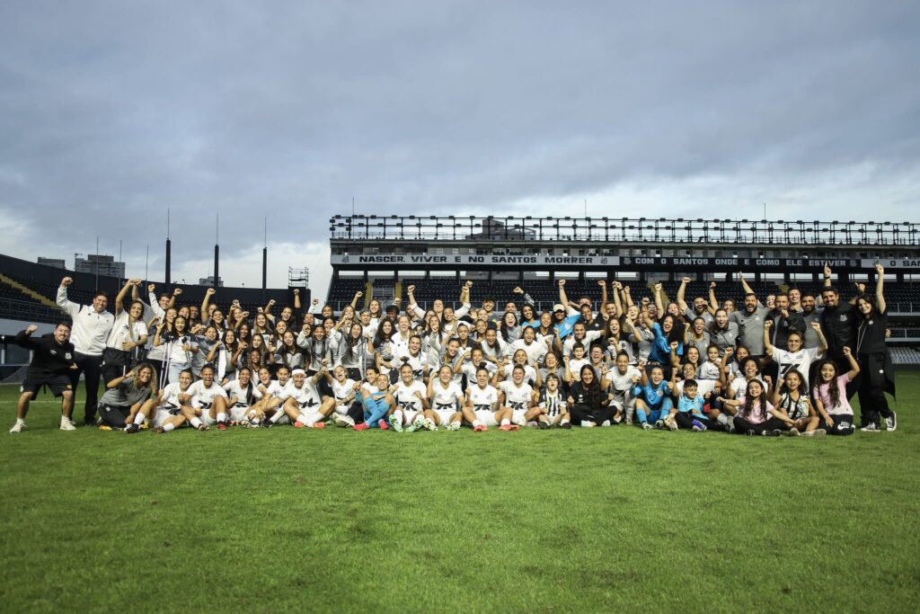 Sereias voltaram à elite (Foto: Reinaldo Campos/ Santos FC)