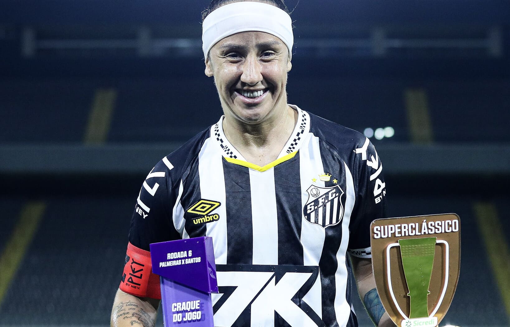 Pardal marcou o gol da vitória do Santos (Foto: Reinaldo Campos/ Santos FC)