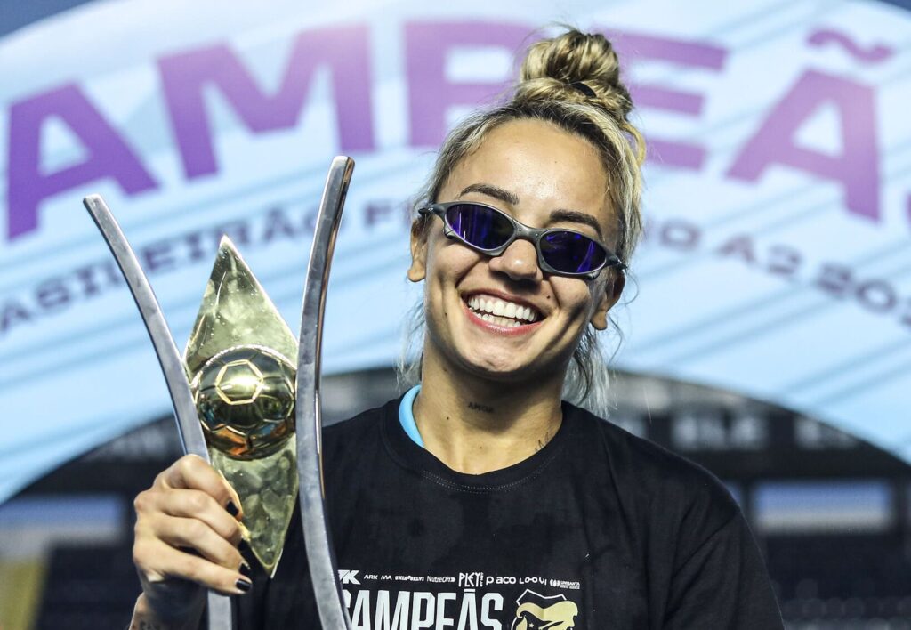 Thaisinha, capitã do Santos (Foto: Reinaldo Campos/ Santos FC)