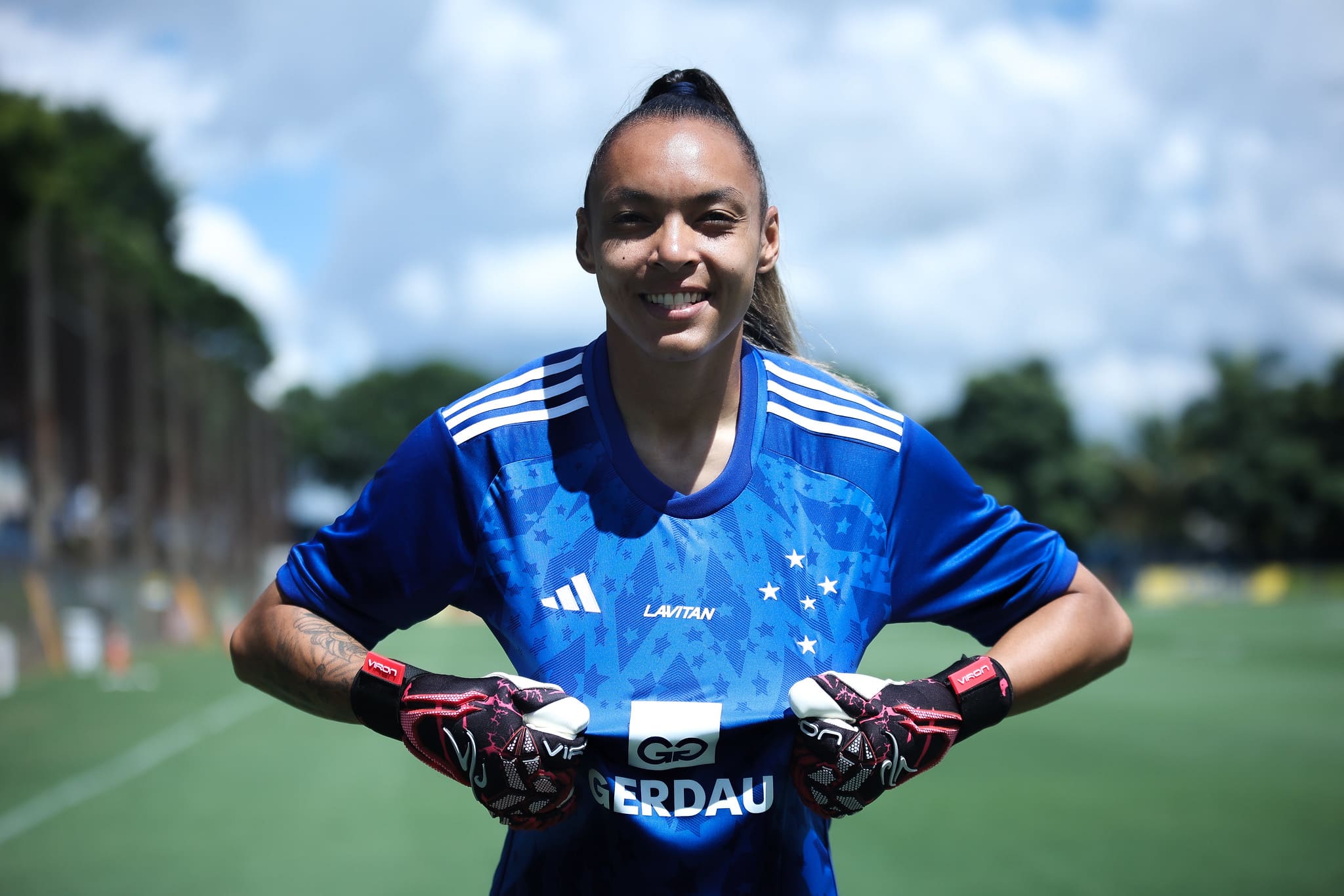 Taty Amaro acertou com o Santos para 2026 (Foto: Gustavo Martins / Cruzeiro)