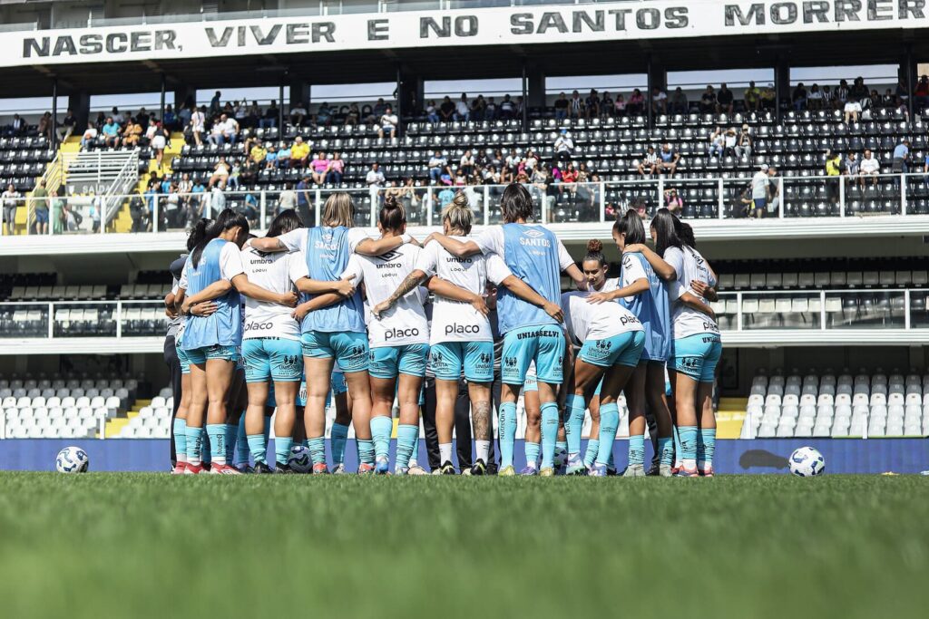 Sereias enfrentam o São Paulo (Foto: Reinaldo Campos/ Santos FC)