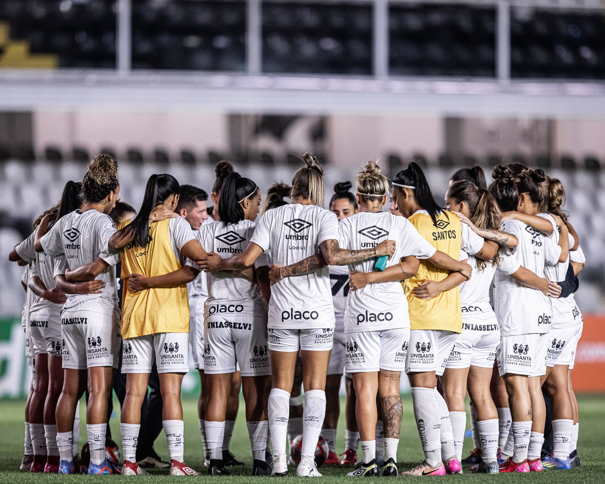 Sereias empataram em 2 a 2 (Foto: Raul Baretta/ Santos FC)