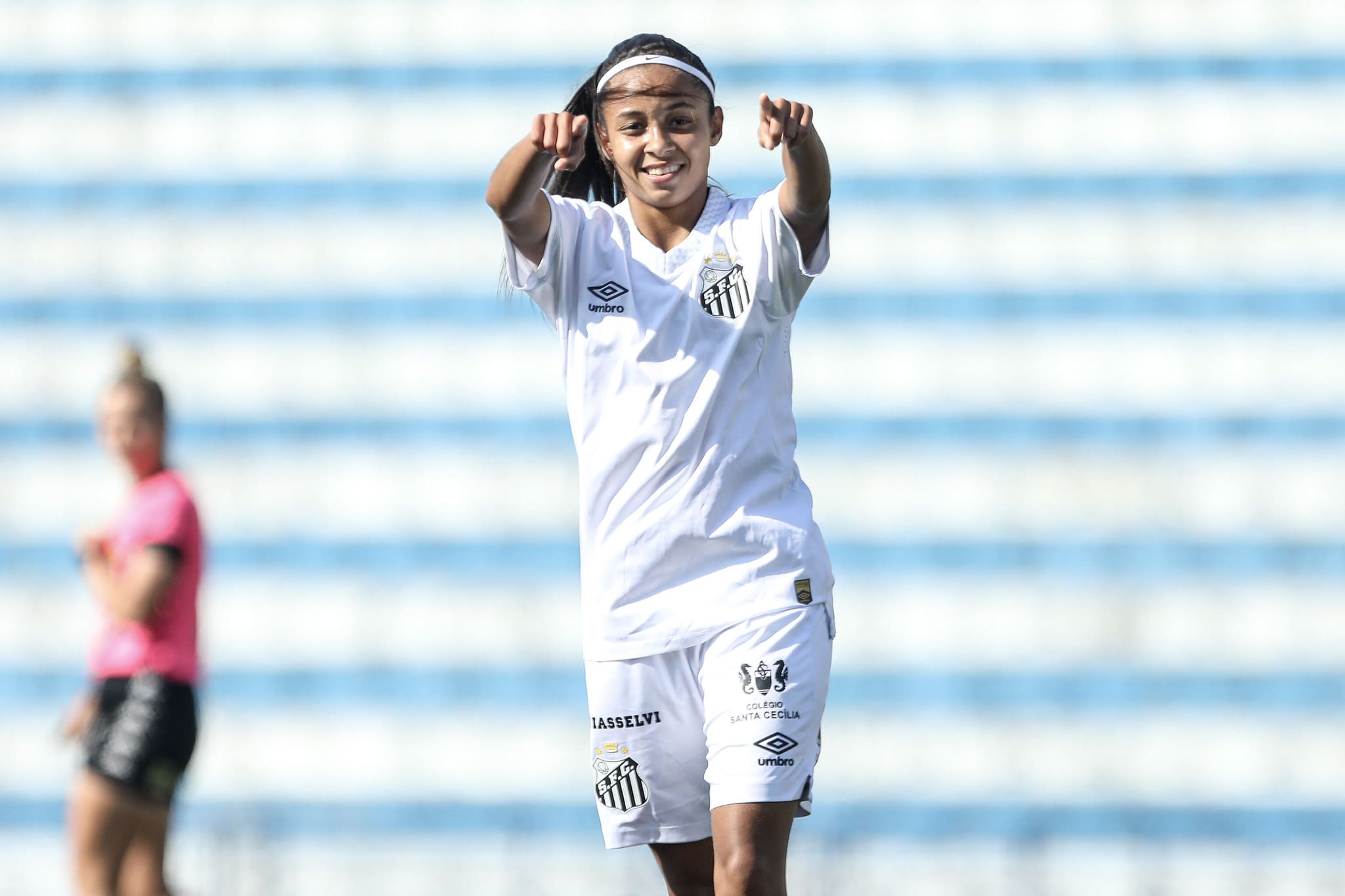 Cury marcou o primeiro gol do Santos (Foto: Reinaldo Campos/ Santos FC)