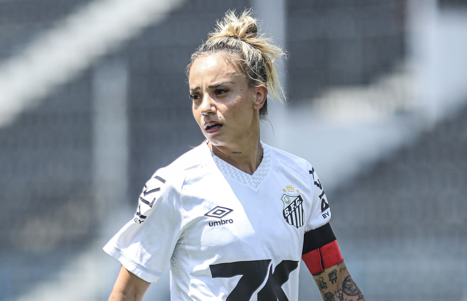 Thaisinha completou 200 jogos pelo Santos (Foto: Reinaldo Campos/ Santos FC)