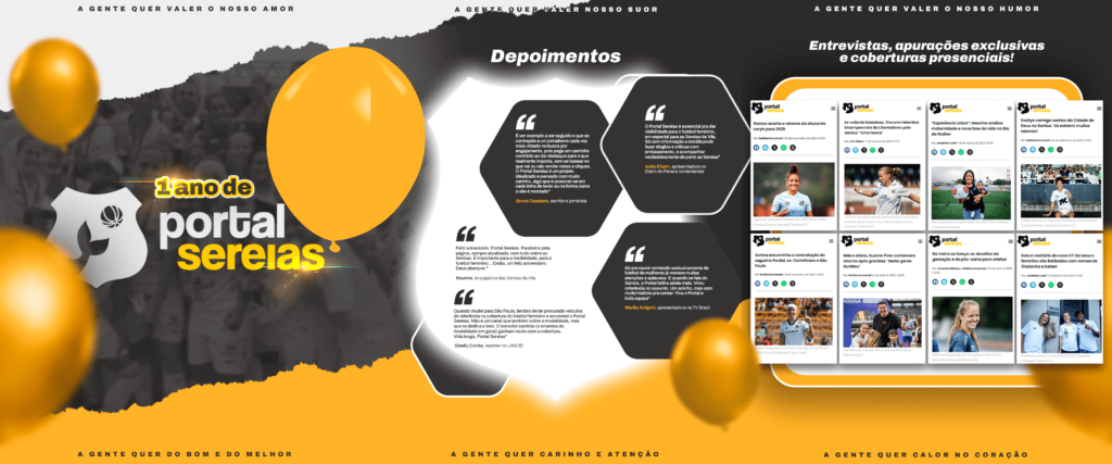 Portal Sereias completa um ano (Arte: Renan Braga)