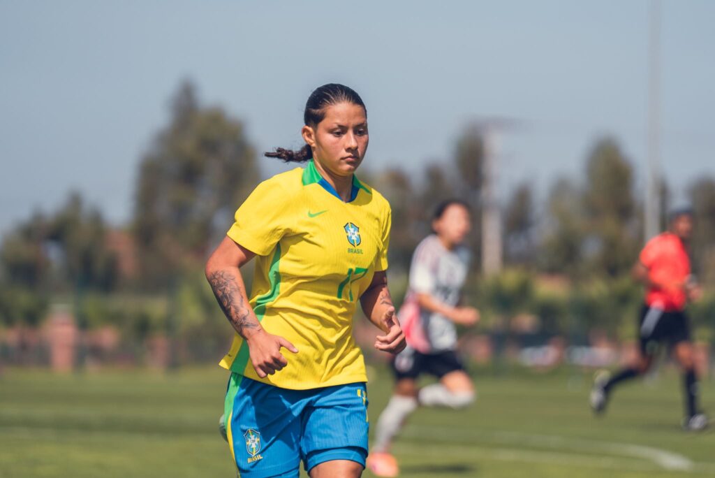 Evelin é um dos destques da Seleção Sub-17 (Fabio Souza/CBF)