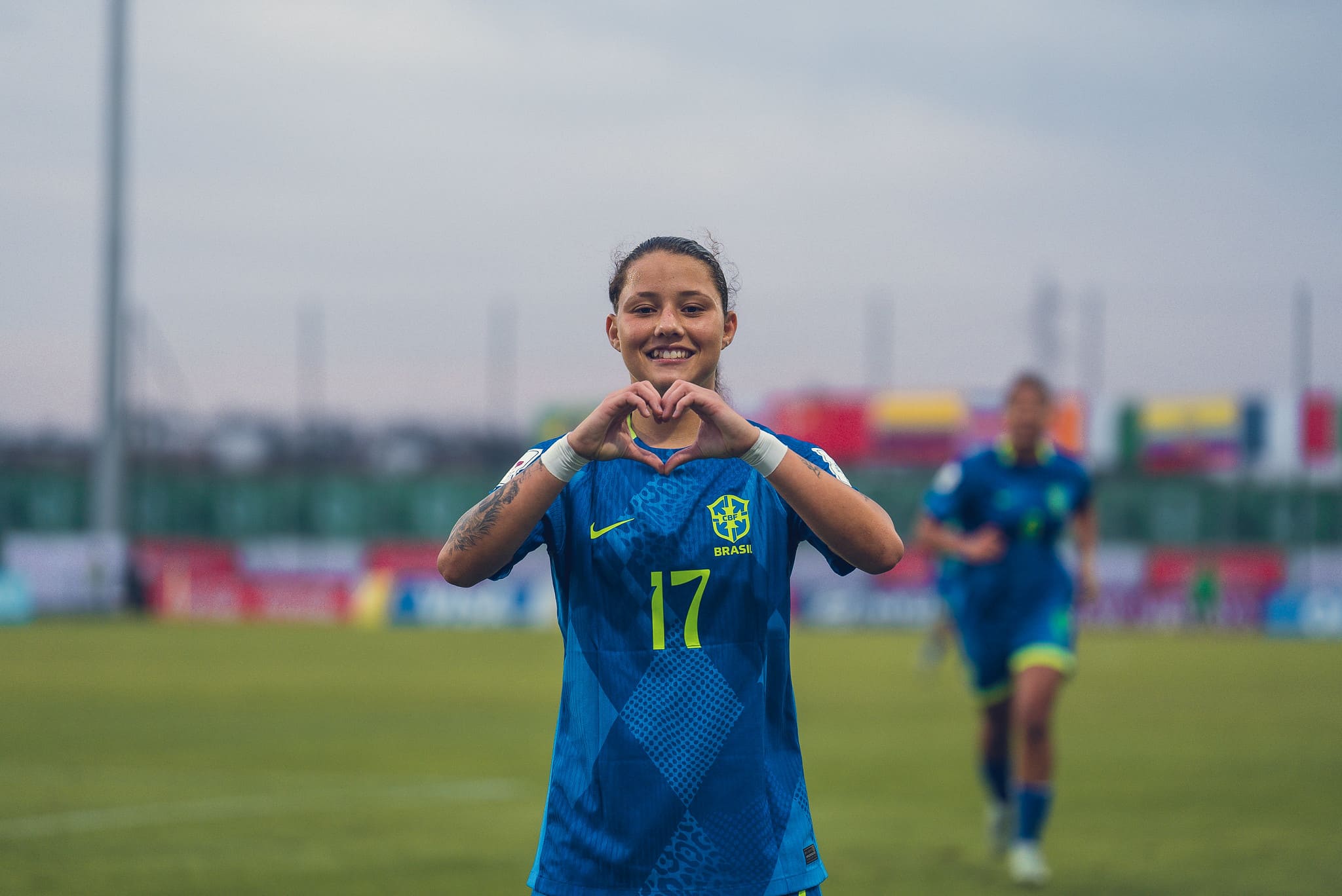 Evelin marcou em vitória da Seleção (Foto: Fabio Souza)
