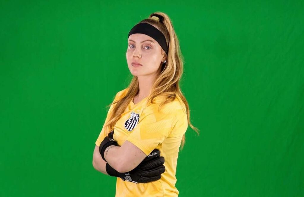 Angélica deixou o Santos (Foto: Reprodução)