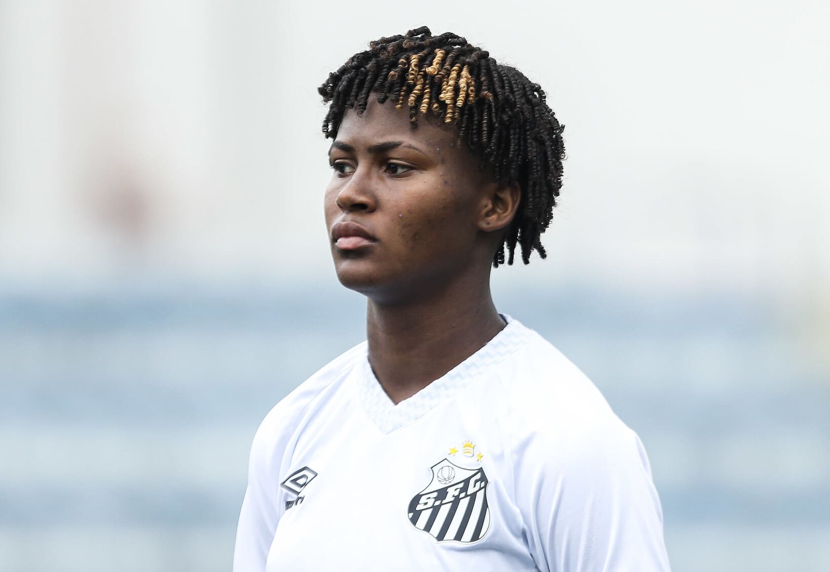 Sara é uma das líderes do time Sub-20 do Santos (Foto: Reinaldo Campos/ Santos FC)