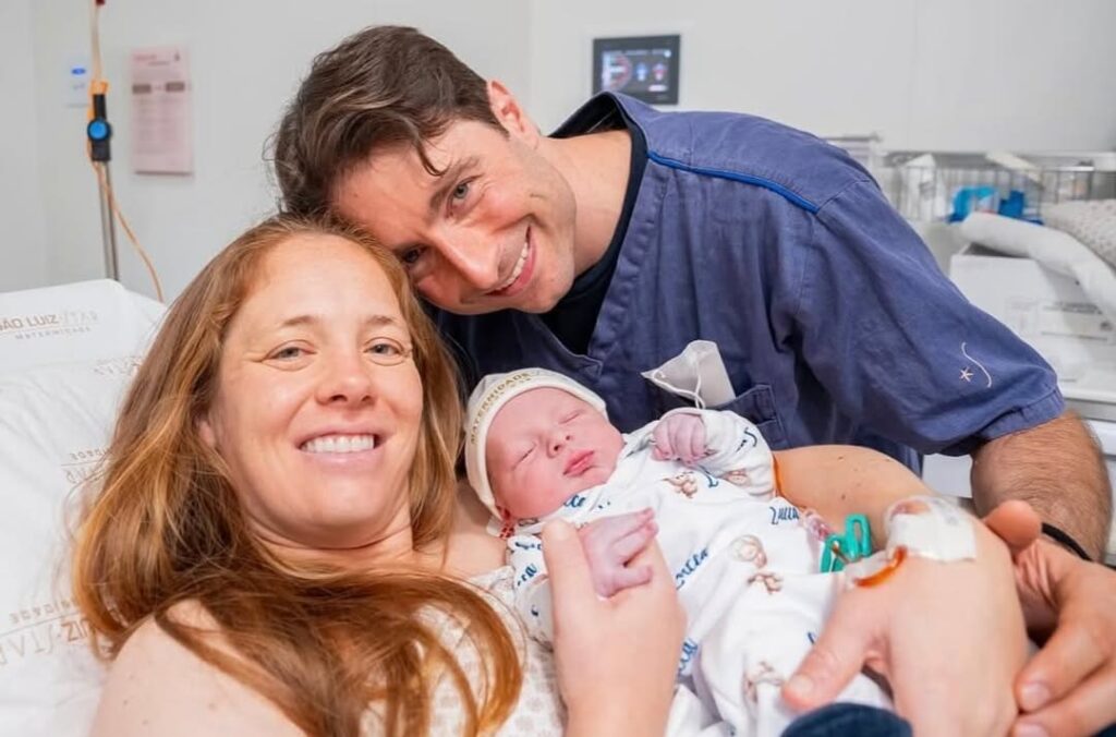 Filho de Ketlen nasceu (Foto: @estudiomater)