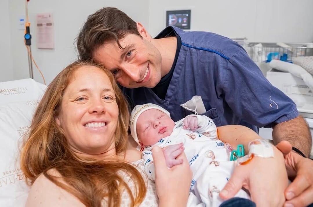 Filho de Ketlen nasceu (Foto: @estudiomater)