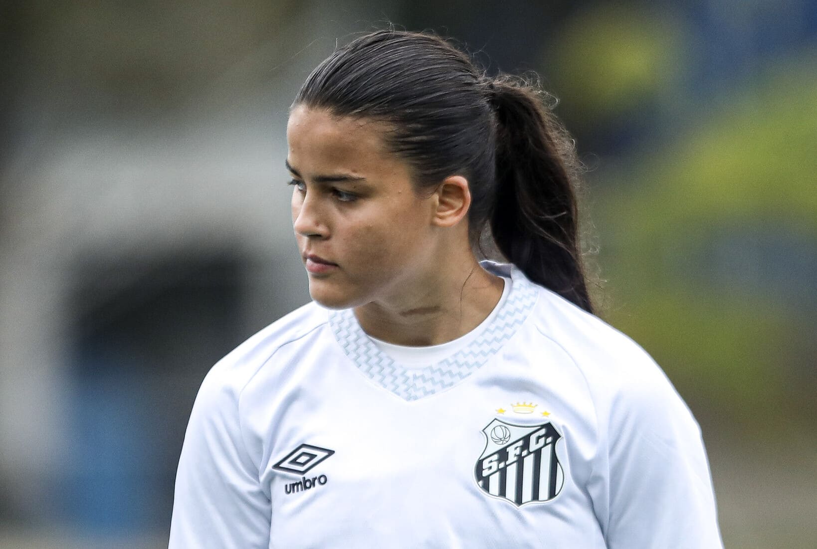 Vitória Ramos sofreu grave lesão (Foto: Reinaldo Campos/Santos FC)