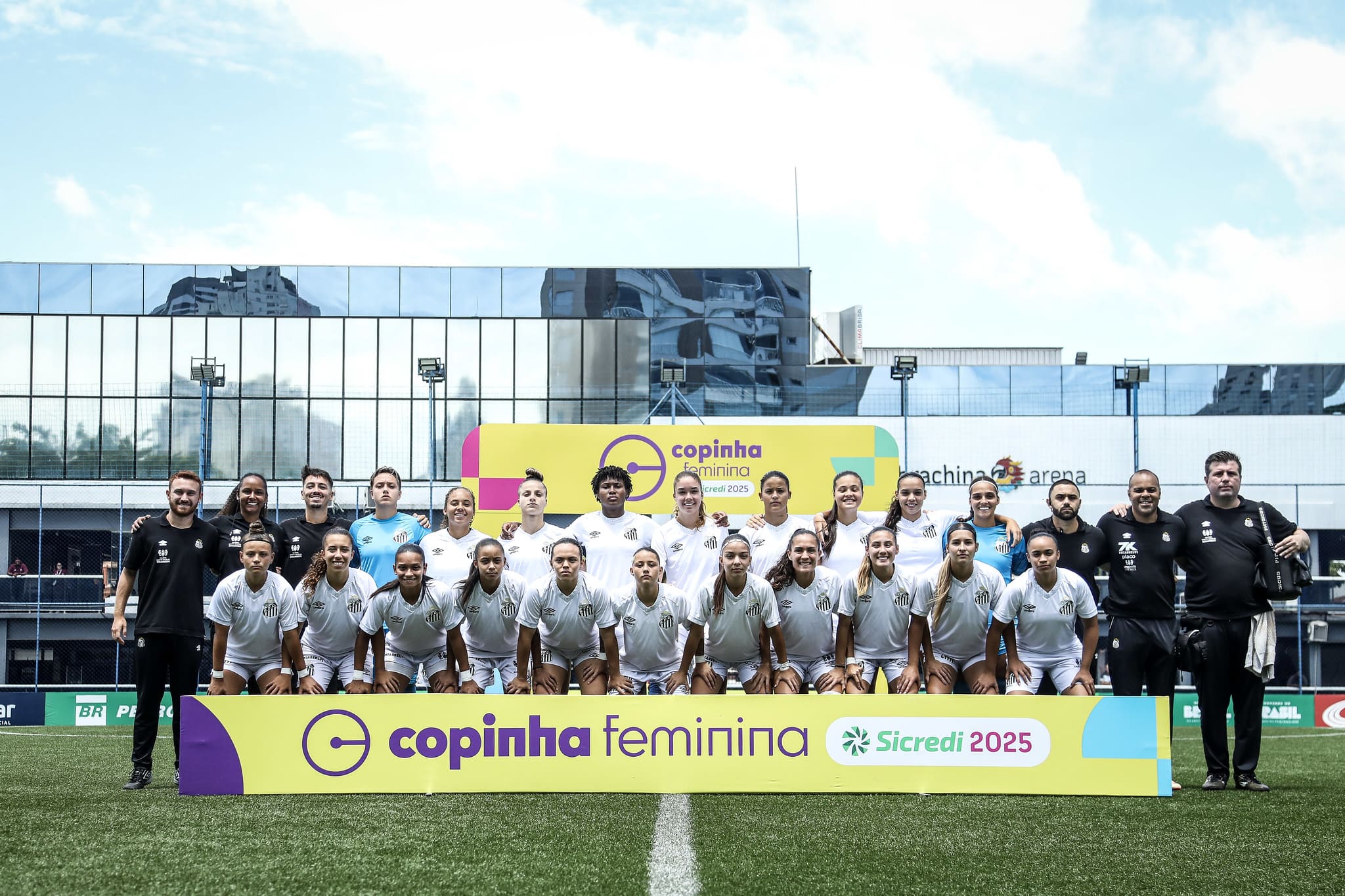 Santos encara o Grêmio pela Copinha Feminina (Foto: Reinaldo Campos/Santos FC)