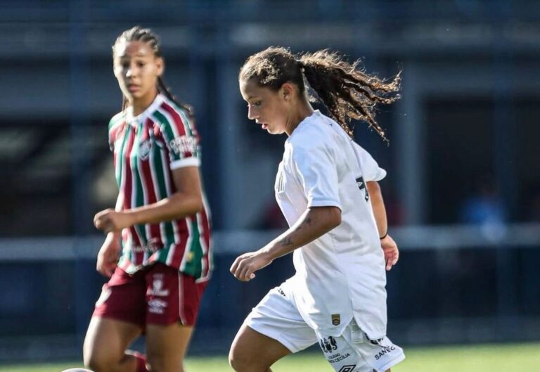 Sereinhas enfrentam o Fluminense nas quartas da Copinha (Foto: Reinaldo Campos/Santos FC)
