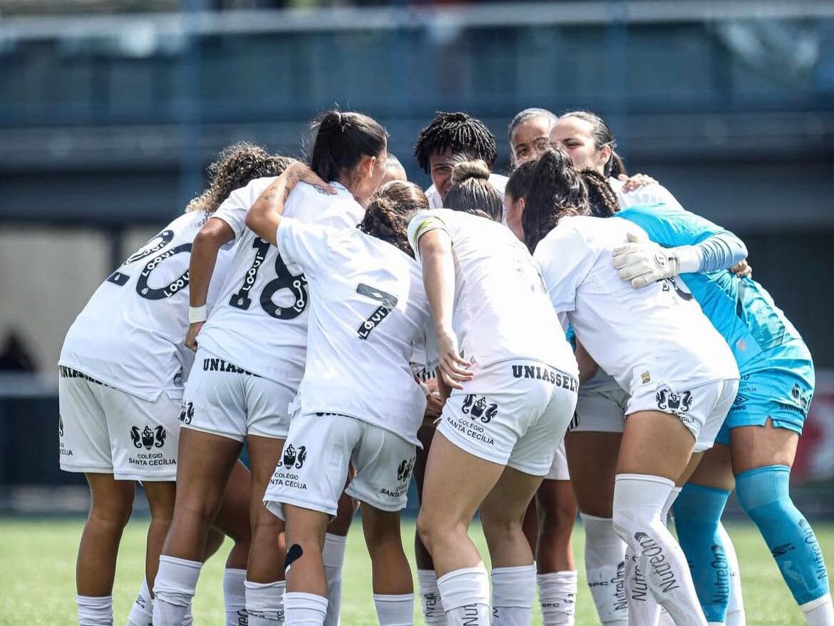Sereinhas encaram o Grêmio pela semifinal da Copinha (Foto: Reinaldo Campos/Santos FC)