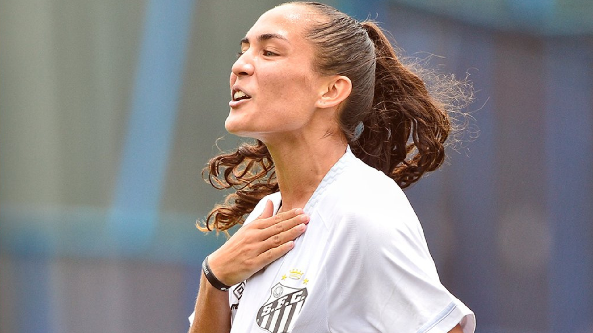 Camile Abreu marcou dois gols na goleada de estreia da Copinha Feminina (Foto: Renato Pizzutto/Agência Paulistão)