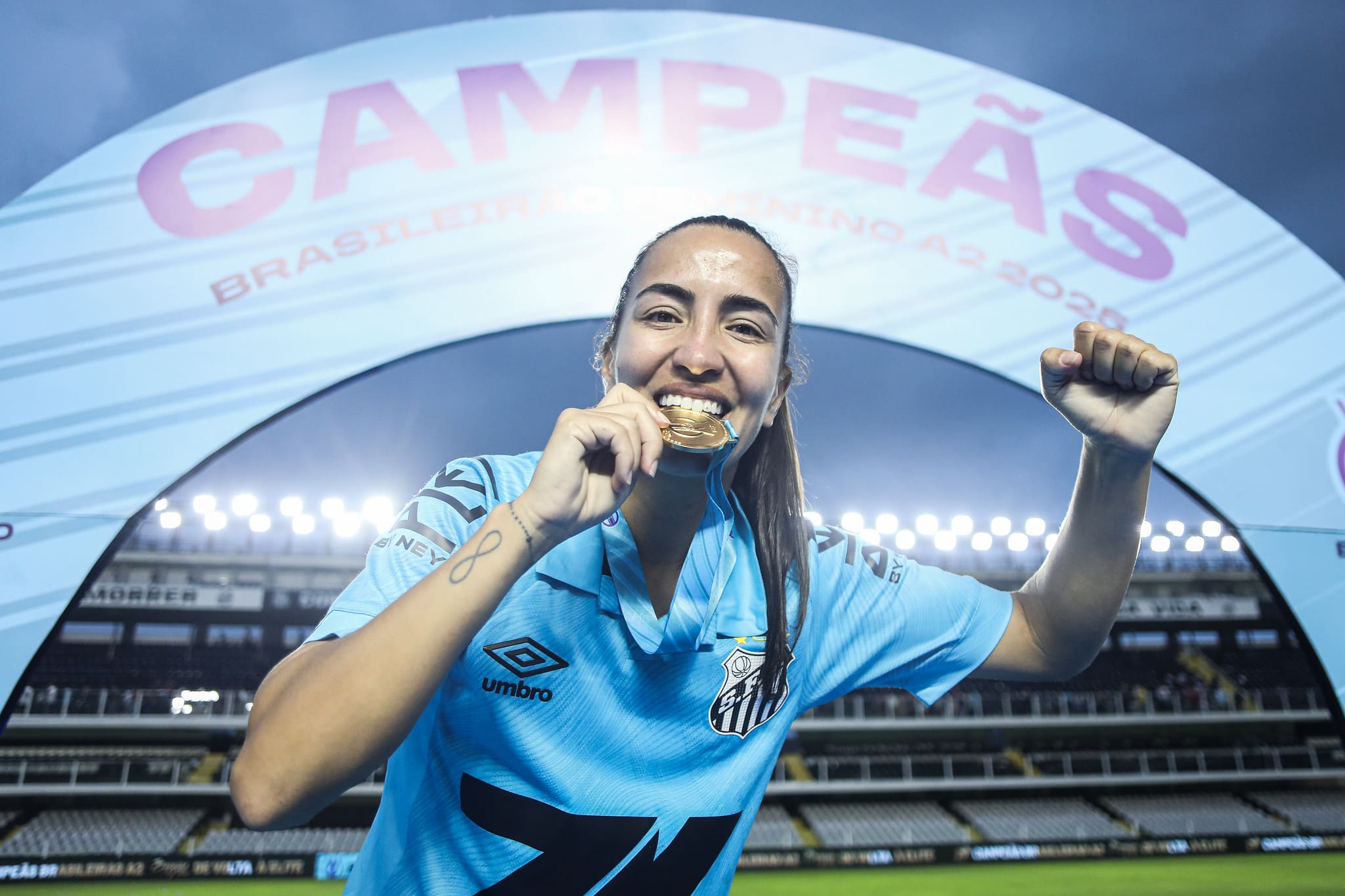 Leidiane está de saída do Santos (Foto: Reinaldo Campos/ Santos FC)