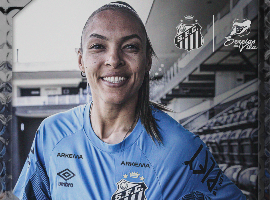 Taty Amaro reforça o Santos em 2026 (Foto: Divulgação)