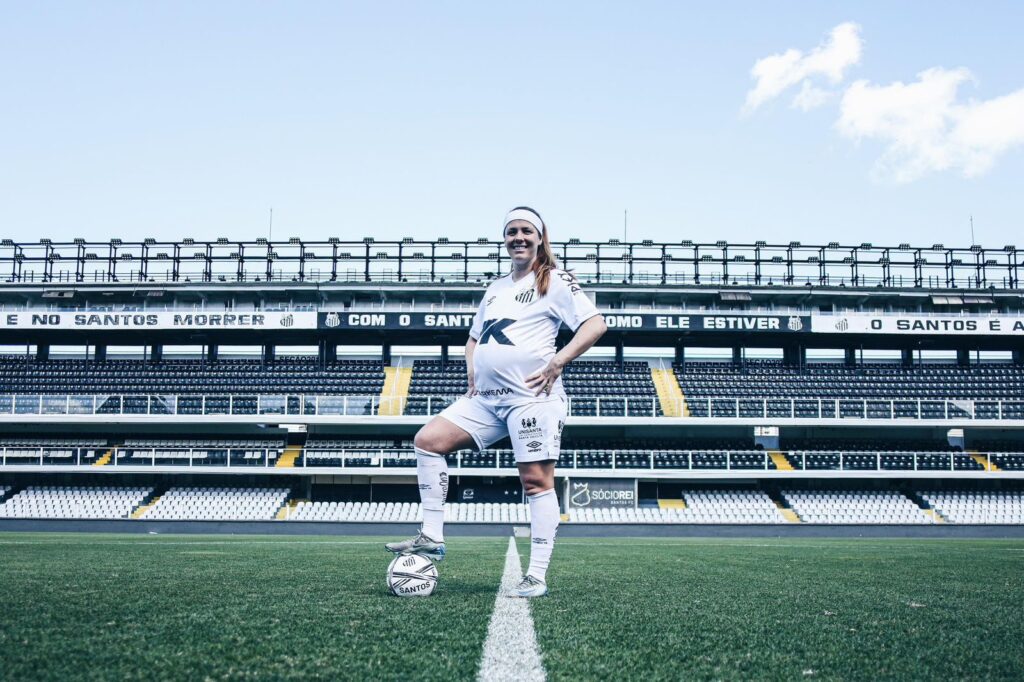 Ketlen completa 34 anos de idade (Foto: Reinaldo Campos/Santos FC) Foto: