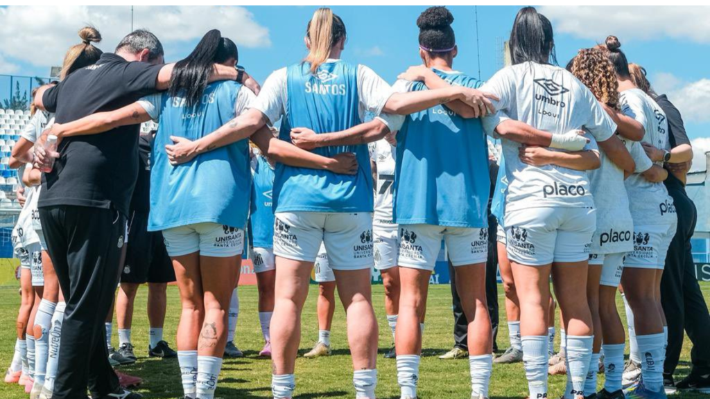 Sereias estrearão contra o Grêmio na primeira rodada do Brasileirão (Foto: Reinaldo Campos/Santos FC)