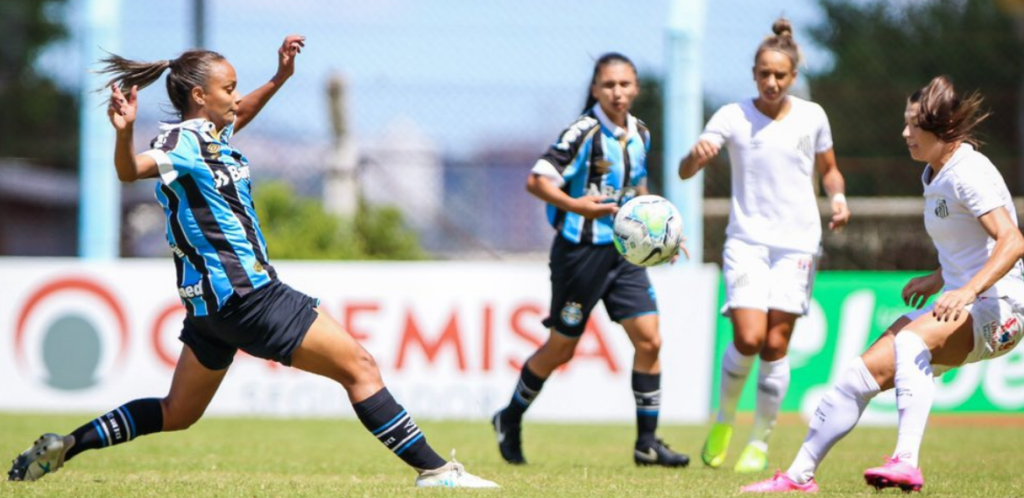 Santos leva vantagem no retrospecto contra o Grêmio (Foto: Fernando Alves/Grêmio)