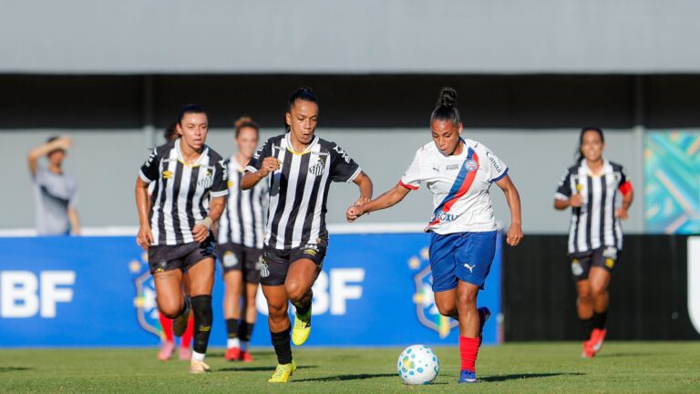 Santos perde para o Bahia por 3 a 1 pelo Brasileirão Feminino. (Foto: Rafael Rodrigues/EC Bahia)