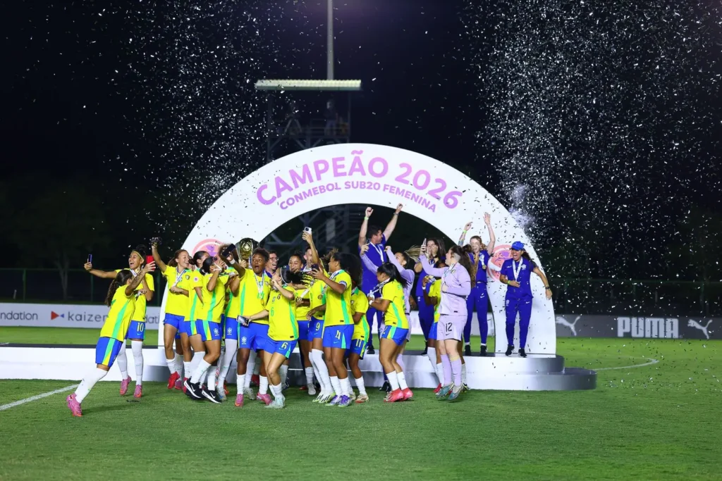 Sereinhas são campeãs do Sul-Americano (Foto: Divulgação/CBF)