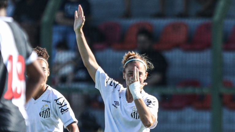 Santos vence Mixto pelo Brasileirão Feminino. (Foto: Reinaldo Campos/Santos F.C.)