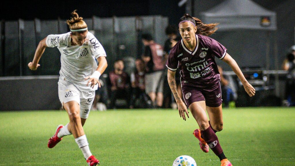 Santos e Ferroviária empatam pelo Brasileirão Feminino. (Foto: Rafael Zocco / Ferroviária)