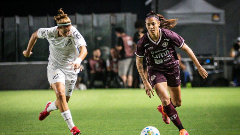 Santos e Ferroviária empatam pelo Brasileirão Feminino. (Foto: Rafael Zocco / Ferroviária)