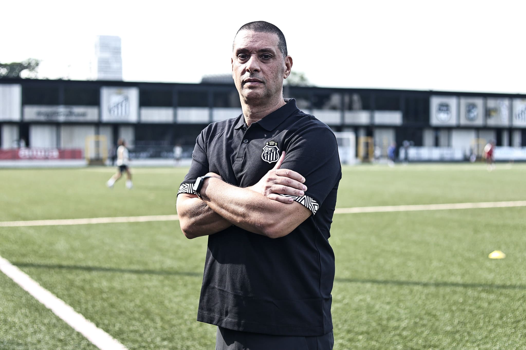 Marcelo Frigerio é o novo técnico das Sereias da Vila. (Foto: Reinaldo Campos/Santos F.C.)