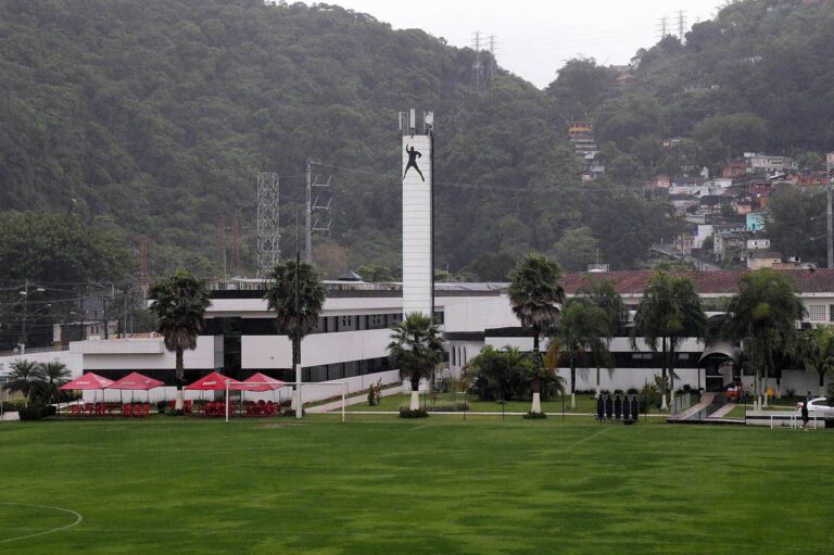 CT Rei Pelé será sede de treinamentos para a Copa do Mundo Feminina de 2027. (Foto: Reprodução/Santos F.C.)
