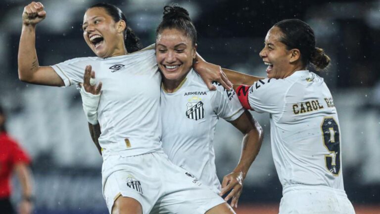 Santos e Botafogo empatam pelo Brasileirão Feminino. (Foto: Reinaldo Campos/Santos FC)